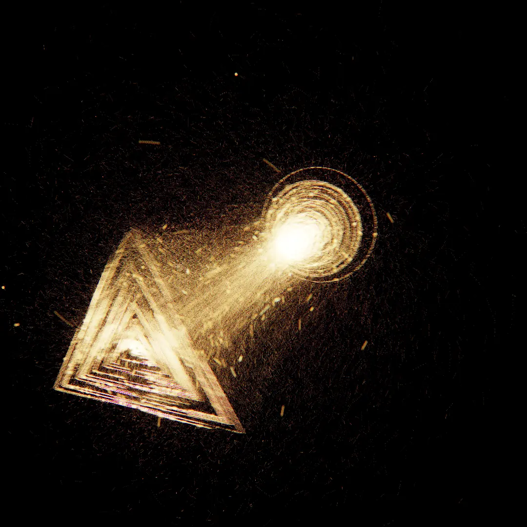 particle shader machine poster