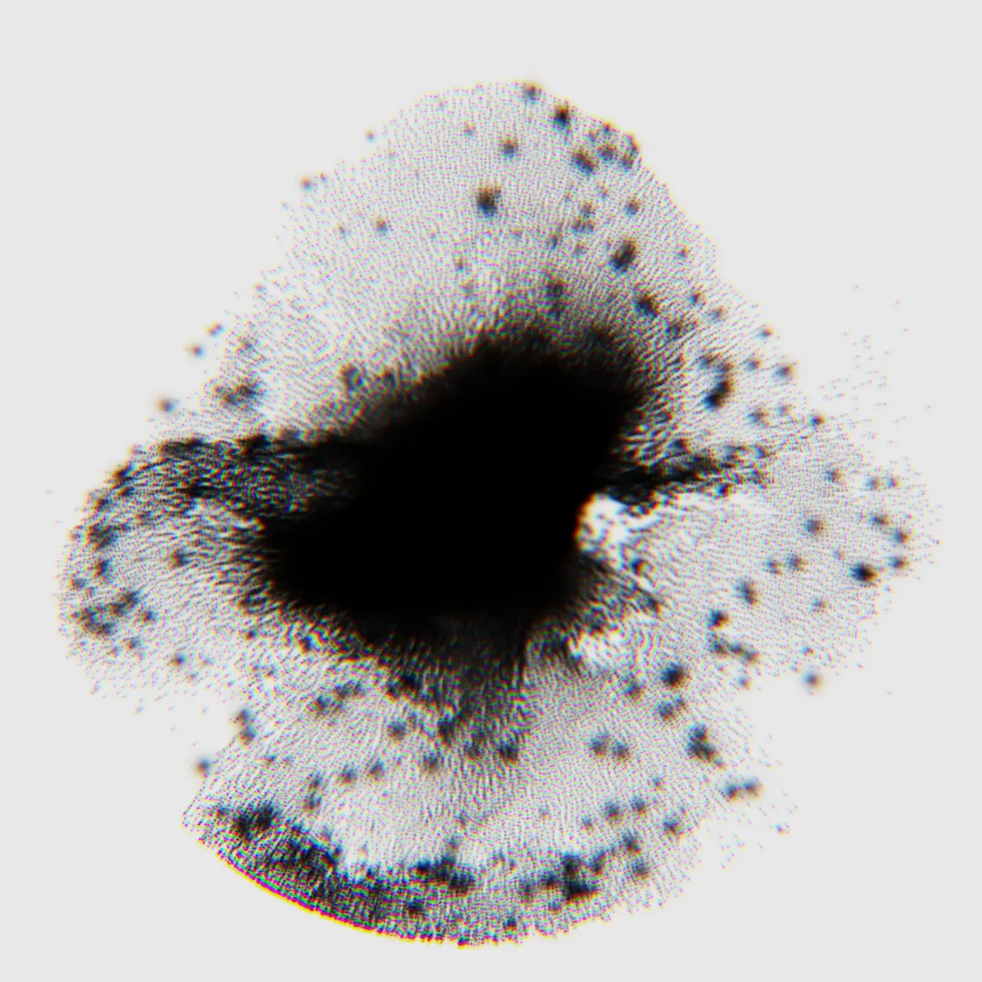 ∂ₜv = −κ∇ρ + μs r̂ poster